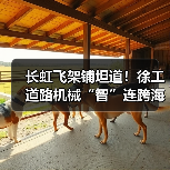 长虹飞架铺坦道！徐工道路机械“智”连跨海大桥（图3）