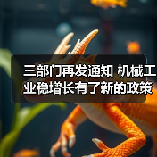 三部门再发通知 机械工业稳增长有了新的政策保障(图3) 三部门再发通知 机械工业稳增长有了新的政策保障(图3)