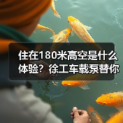 住在180米高空是什么体验?徐工车载泵替你“尝鲜”(图2) 住在180米高空是什么体验?徐工车载泵替你“尝鲜”(图2)