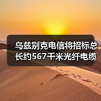 乌兹别克电信将招标总长约567千米光纤电缆（图1）