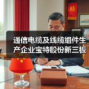 通信电缆及线缆组件生产企业宝特股份新三板挂牌上市（图2）