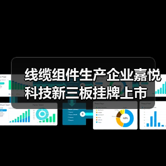 线缆组件生产企业嘉悦科技新三板挂牌上市(图4) 线缆组件生产企业嘉悦科技新三板挂牌上市(图4)