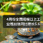 4月份全国规模以上工业增加值同比增长5.6%(图3) 4月份全国规模以上工业增加值同比增长5.6%(图3)