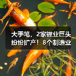 大手笔,2家锂业巨头纷纷扩产!8个制造业项目投建(图4) 大手笔,2家锂业巨头纷纷扩产!8个制造业项目投建(图4)