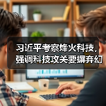 习近平考察烽火科技,强调科技攻关要摒弃幻想靠自己(图2) 习近平考察烽火科技,强调科技攻关要摒弃幻想靠自己(图2)