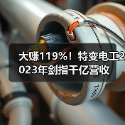 大赚119%!特变电工2023年剑指千亿营收(图1) 大赚119%!特变电工2023年剑指千亿营收(图1)