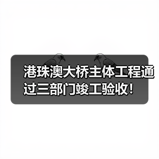 港珠澳大桥主体工程通过三部门竣工验收！（图3）