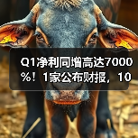 Q1净利同增高达7000%!1家公布财报,10家预告(图2) Q1净利同增高达7000%!1家公布财报,10家预告(图2)