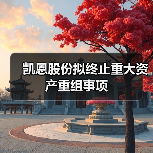 凯恩股份拟终止重大资产重组事项（图1）