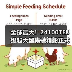 全球最大！24100TEU级超大型集装箱船正式交付（图3）