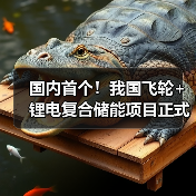 国内首个！我国飞轮+锂电复合储能项目正式投入运行（图1）