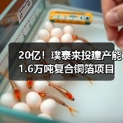 20亿!璞泰来投建产能1.6万吨复合铜箔项目(图2) 20亿!璞泰来投建产能1.6万吨复合铜箔项目(图2)