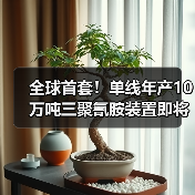 全球首套!单线年产10万吨三聚氰胺装置即将建成投产(图4) 全球首套!单线年产10万吨三聚氰胺装置即将建成投产(图4)