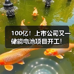 100亿!上市公司又一储能电池项目开工!(图3) 100亿!上市公司又一储能电池项目开工!(图3)