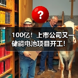100亿!上市公司又一储能电池项目开工!(图1) 100亿!上市公司又一储能电池项目开工!(图1)