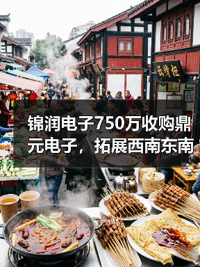 锦润电子750万收购鼎元电子，拓展西南东南亚市场（图3）