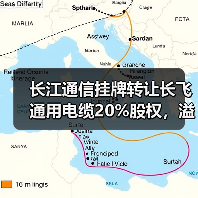 长江通信挂牌转让长飞通用电缆20%股权，溢价35%引关注（图1）