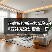 正德智控新三板募资240万补充流动资金，研发总监全认购引发关注（图4）