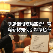 手撕钢材破局垄断！青岛新材如何引领绿色革命？（图1）