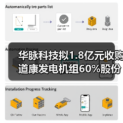 华脉科技拟1.8亿元收购道康发电机组60%股份（图4）