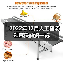 2022年12月人工智能领域投融资一览(图4) 2022年12月人工智能领域投融资一览(图4)