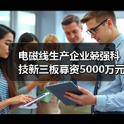 电磁线生产企业兢强科技新三板募资5000万元（图1）