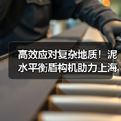 高效应对复杂地质！泥水平衡盾构机助力上海地铁建设（图1）