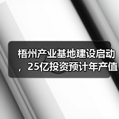 梧州产业基地建设启动，25亿投资预计年产值达百亿（图4）