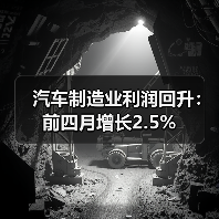 汽车制造业利润回升：前四月增长2.5%（图4）