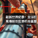 刷新世界纪录！全球超高海拔地区单机容量最大风电机组成功吊装（图1）