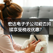 宏达电子子公司能否持续享受税收优惠？（图3）