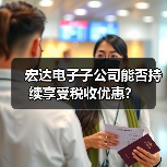 宏达电子子公司能否持续享受税收优惠？（图4）