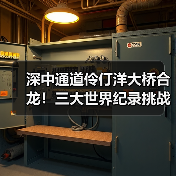 深中通道伶仃洋大桥合龙！三大世界纪录挑战成功（图1）