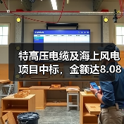 特高压电缆及海上风电项目中标，金额达8.08亿元（图2）