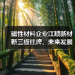 磁性材料企业江顺新材新三板挂牌，未来发展前景如何？（图1）