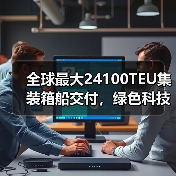 全球最大24100TEU集装箱船交付，绿色科技改写航运未来（图2）