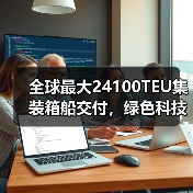 全球最大24100TEU集装箱船交付，绿色科技改写航运未来（图1）
