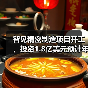 智见精密制造项目开工,投资1.8亿美元预计年产值16亿(图1) 智见精密制造项目开工,投资1.8亿美元预计年产值16亿(图1)