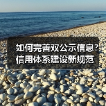 如何完善双公示信息?信用体系建设新规范(图3) 如何完善双公示信息?信用体系建设新规范(图3)