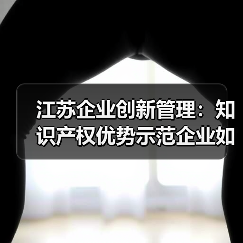 江苏企业创新管理:知识产权优势示范企业如何脱颖而出?(图2) 江苏企业创新管理:知识产权优势示范企业如何脱颖而出?(图2)