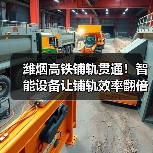 潍烟高铁铺轨贯通！智能设备让铺轨效率翻倍（图1）