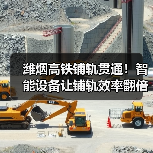 潍烟高铁铺轨贯通！智能设备让铺轨效率翻倍（图2）