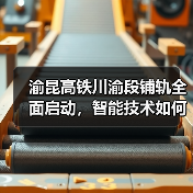 渝昆高铁川渝段铺轨全面启动,智能技术如何提速?(图2) 渝昆高铁川渝段铺轨全面启动,智能技术如何提速?(图2)