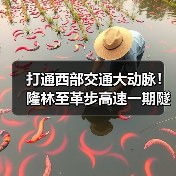 打通西部交通大动脉！隆林至革步高速一期隧道贯通（图3）