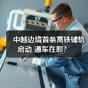 中越边境首条高铁铺轨启动 通车在即？（图2）