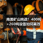 南美矿山挑战！400吨+260吨设备如何高效作业？（图2）
