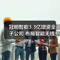 冠明智能3.3亿增资全资子公司 布局智能无线充电技术(图4) 冠明智能3.3亿增资全资子公司 布局智能无线充电技术(图4)