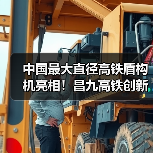 中国最大直径高铁盾构机亮相！昌九高铁创新技术引领行业新高度（图3）