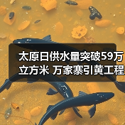 太原日供水量突破59万立方米 万家寨引黄工程创历史新高（图1）