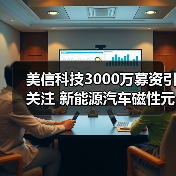 美信科技3000万募资引关注 新能源汽车磁性元器件研发布局如何（图4）